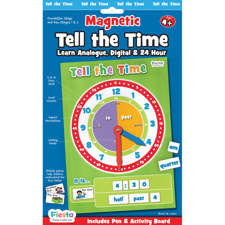 Fiesta Crafts - Magnetic Tell the Time