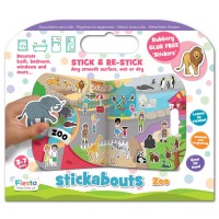Fiesta Crafts - Stickabouts Zoo (x6)