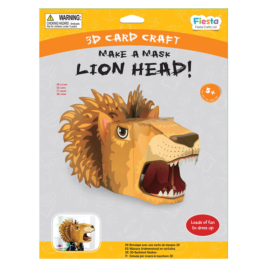 Fiesta Crafts - 3D Mask Lion