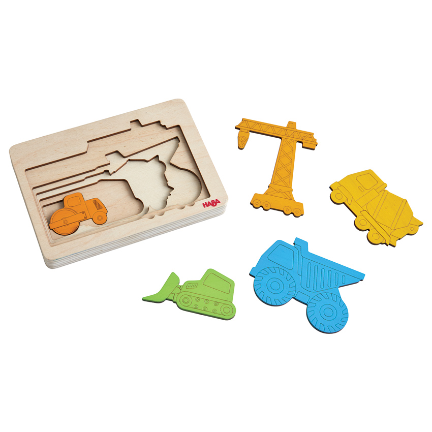 HABA - Construction Machinery 5 Layer Puzzle