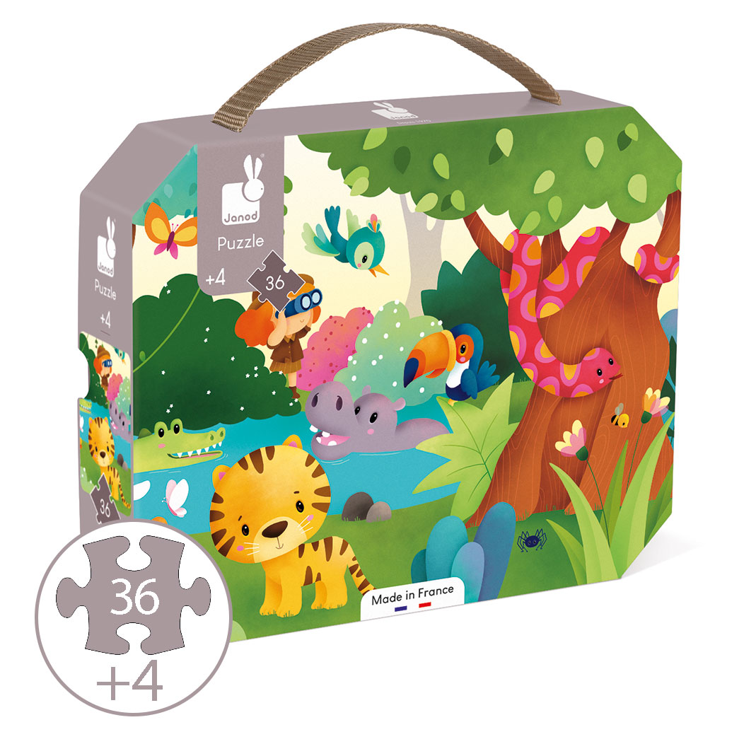 Janod - Wild Animal Puzzle
