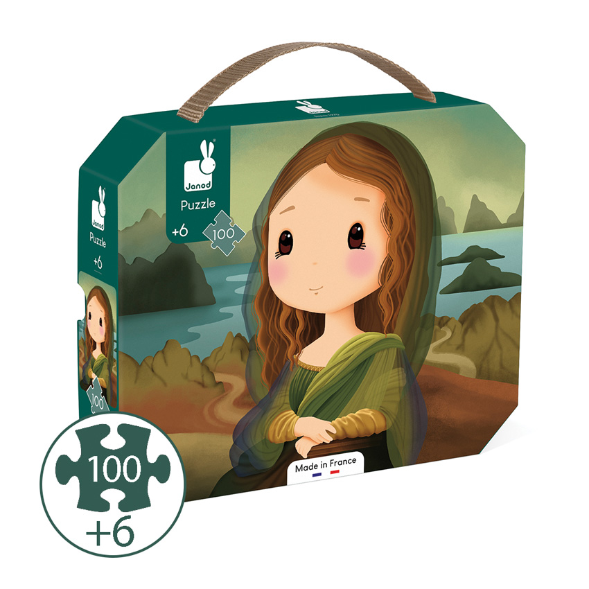 Janod - Inspired By Leonardo Da Vinci Puzzle