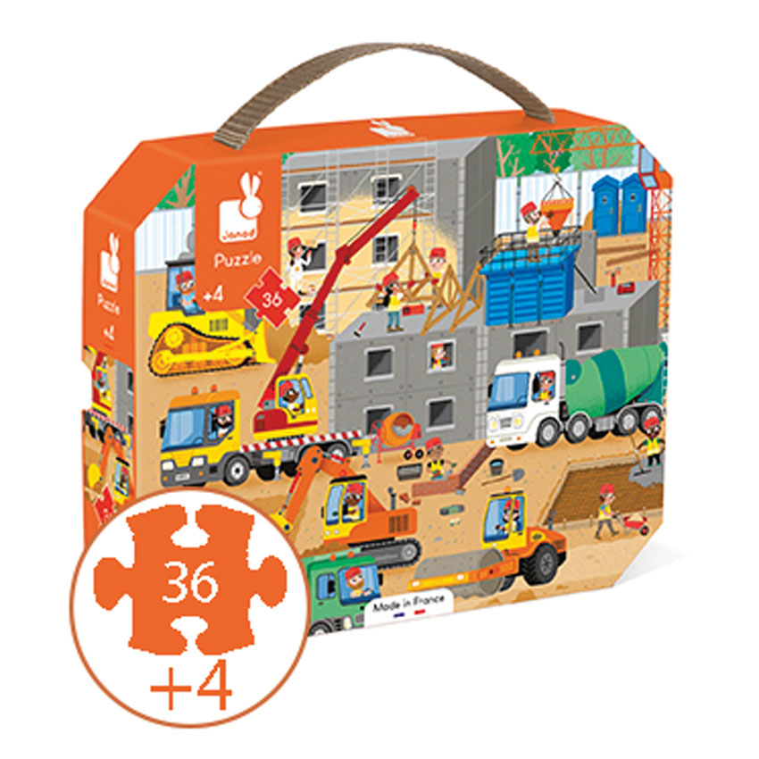 Janod - Construction Site Puzzle