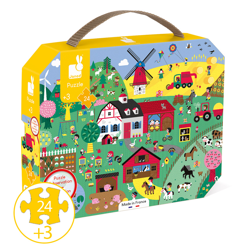 Janod - Observation Puzzle Farm