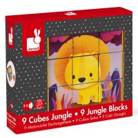 Janod - Kubkid Jungle 9 Blocks