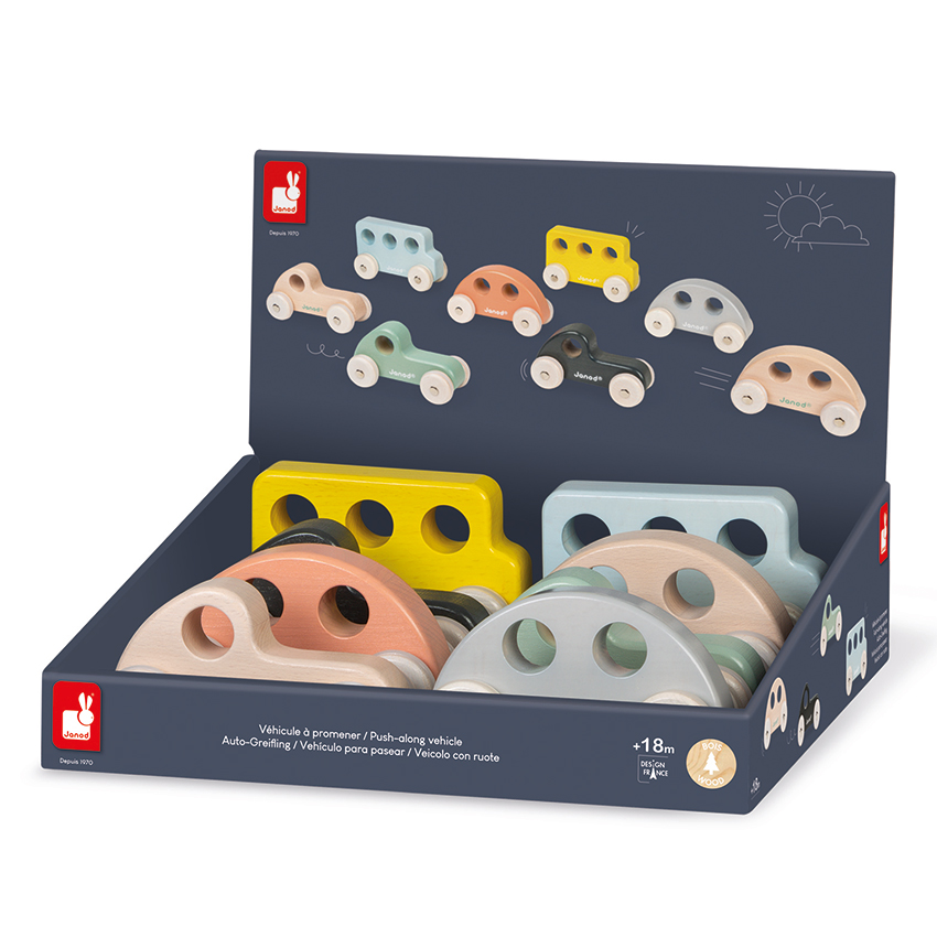 Janod - Cocoon Vehicles POS (8pc)