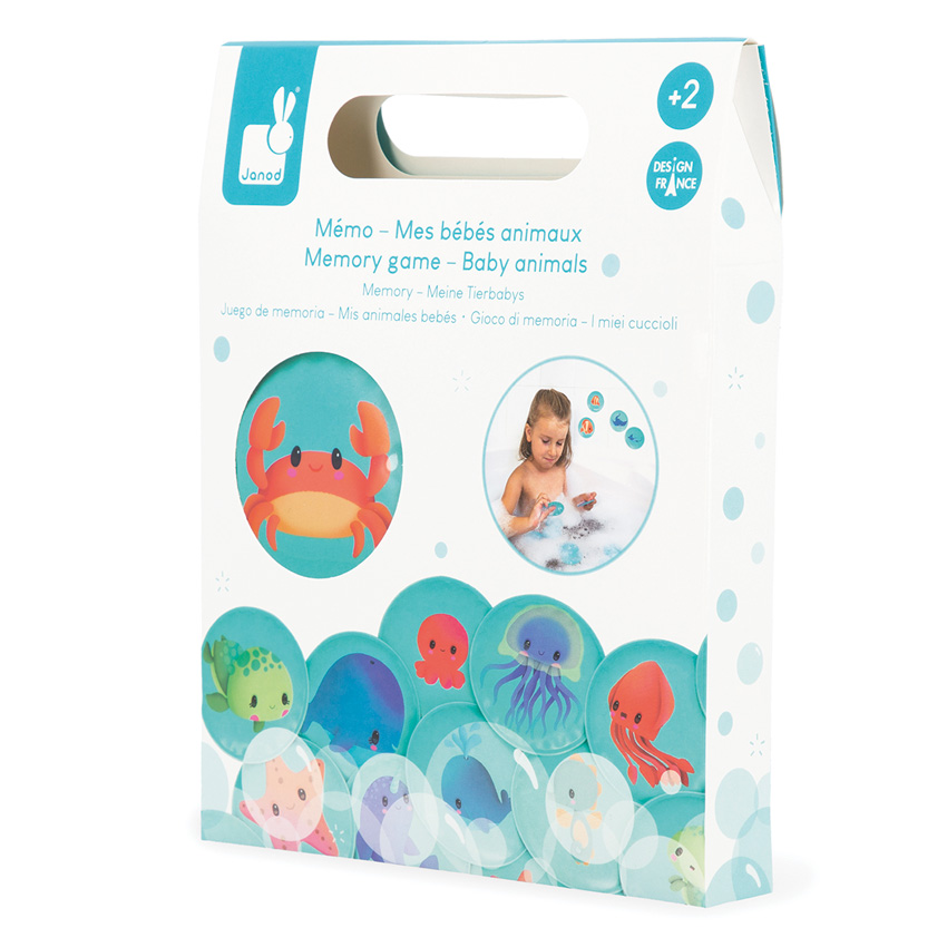 Janod - Bath Memory Baby Animals