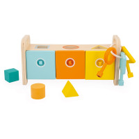 Janod - Essentials Shape Box With Keys