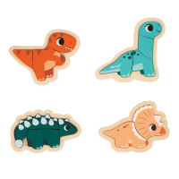 Janod - Dino Progressive Wood Puzzle