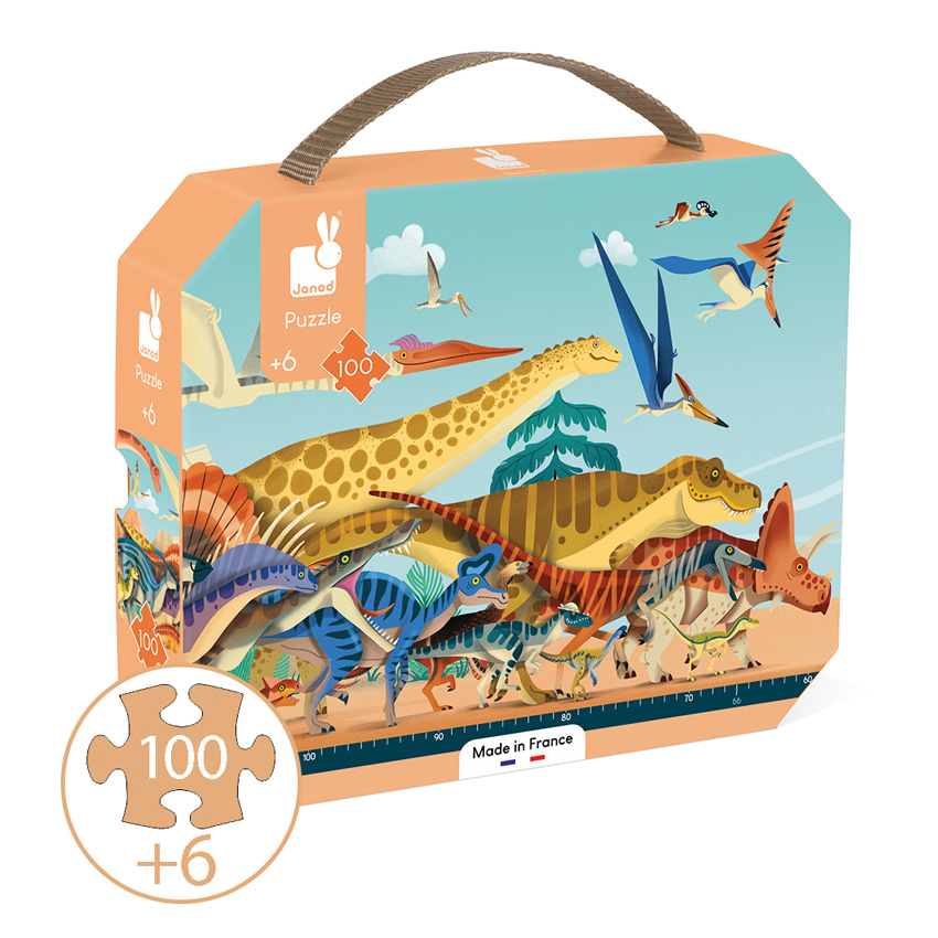 Janod - Dino Panoramic Puzzle