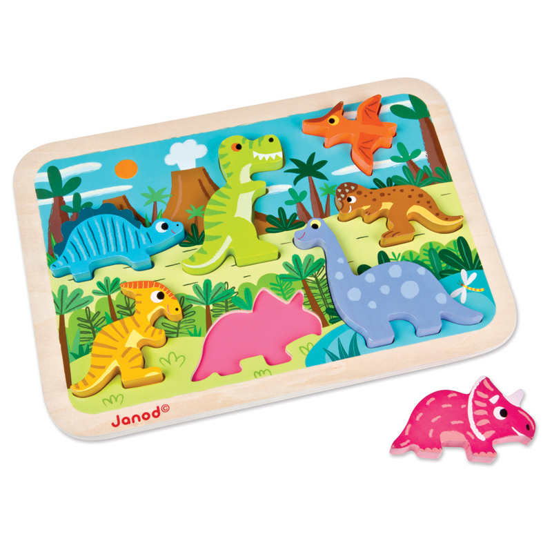 Janod - Dinosaur Chunky Puzzle