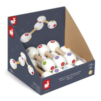 Janod - Confetti Double Maraca POS (x12)