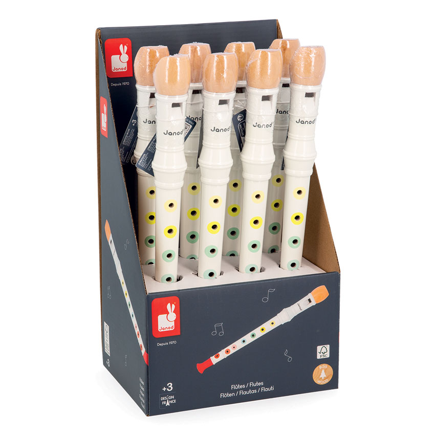 Janod - Confetti Recorder POS (x8)