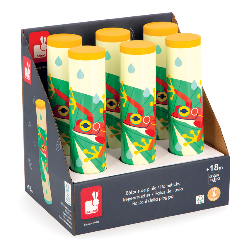 Janod - Gioia Rain Stick POS (x6)
