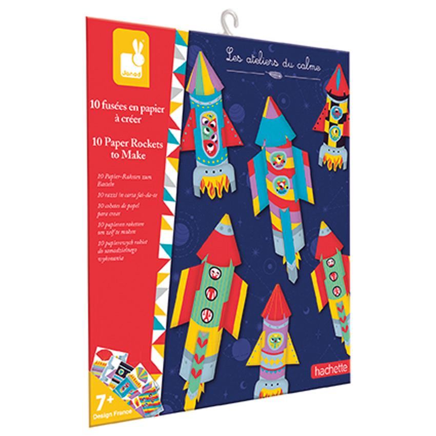Janod - Paper Rockets POS (x6)