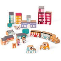 Janod - Kubix 22 City Pieces