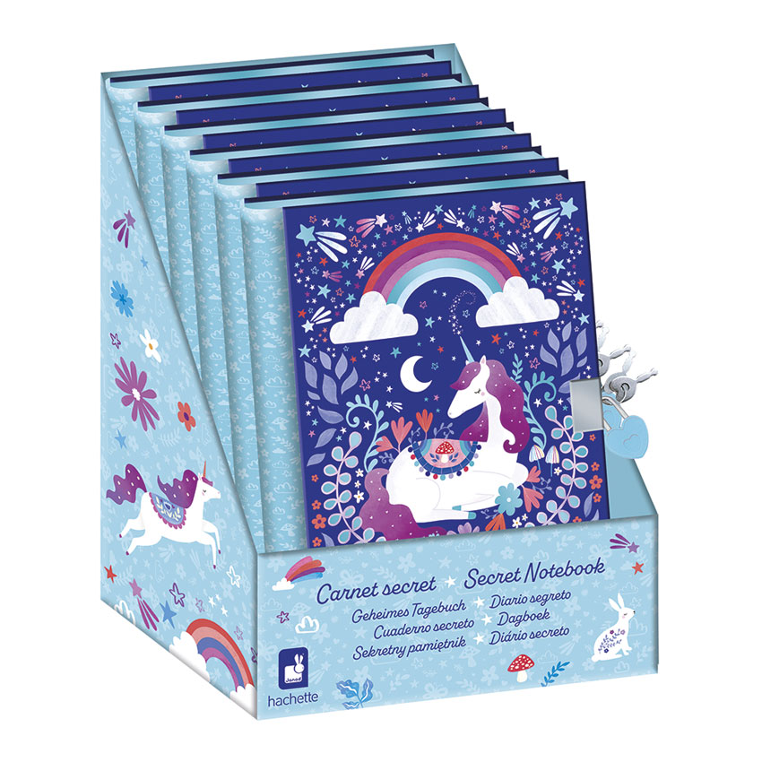 Janod - Dreamland Secret Notebooks POS (x6)
