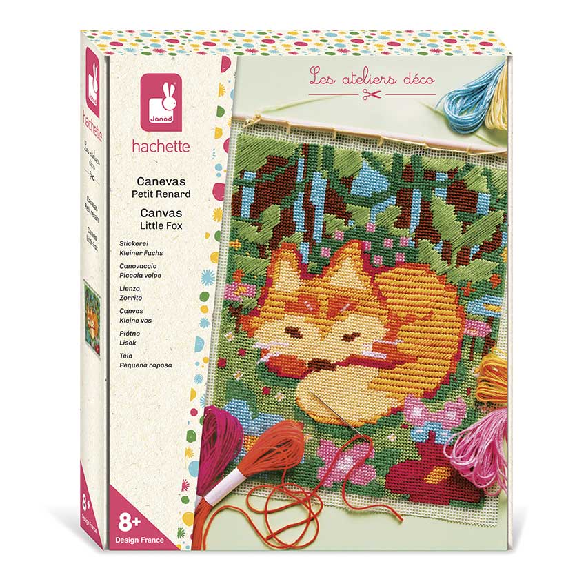 Janod - Little Fox Needlepoint Kit