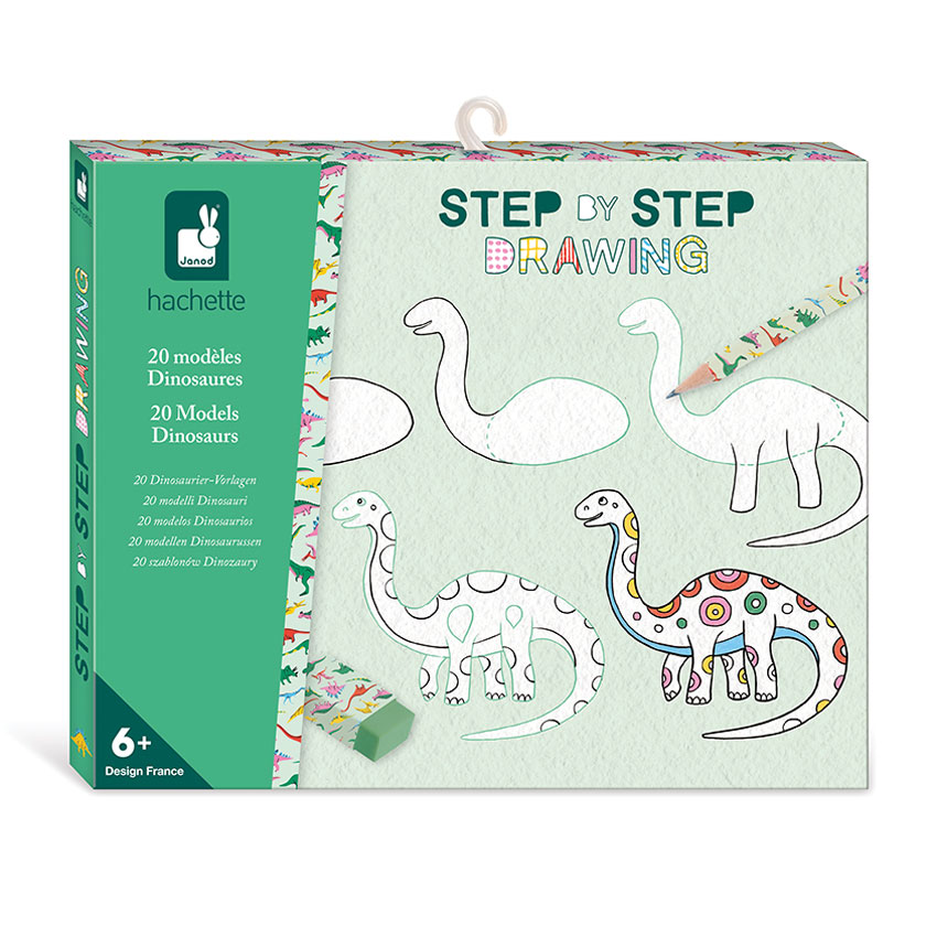 Janod - Step By Step Drawing Dinos