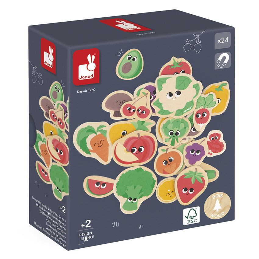 Janod - Fruit And Vegetable Magnets