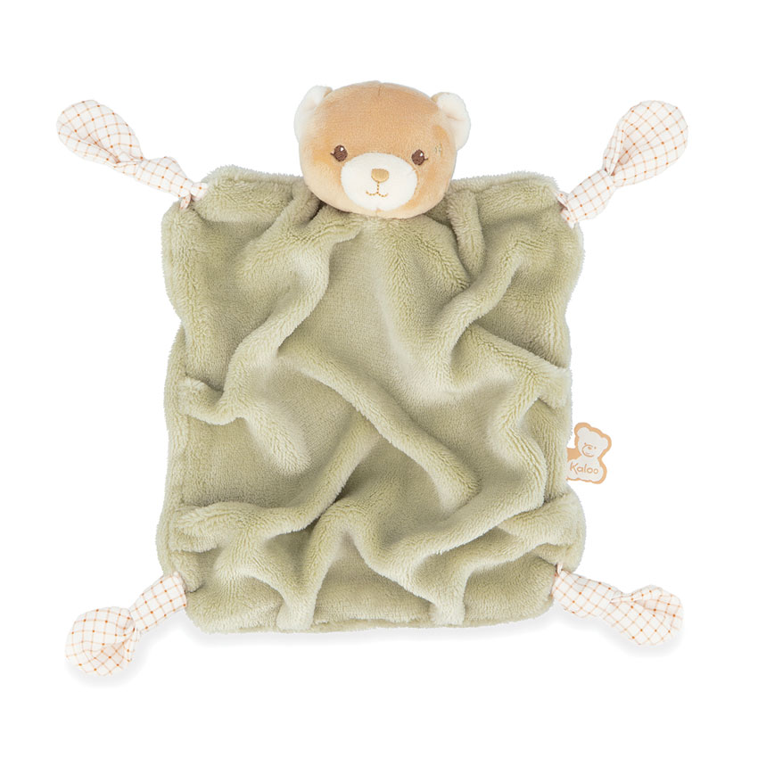 Kaloo - Signature Plume Doudou Bear Green