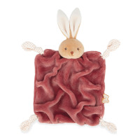 Kaloo - Signature Plume Doudou Rabbit Burgundy