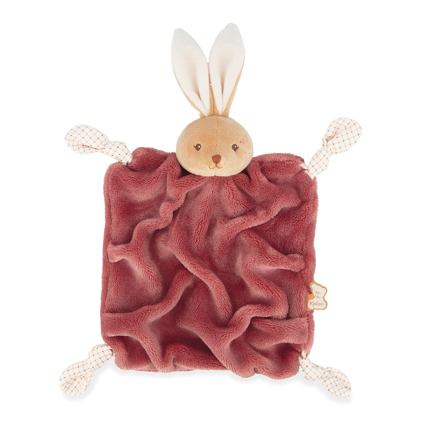 Kaloo - Signature Plume Doudou Rabbit Burgundy