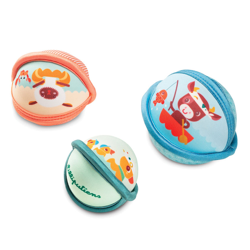 Lilliputiens - Farm Bath Balls Set of 3