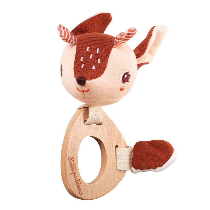 Lilliputiens - Stella Eco Wooden Rattle