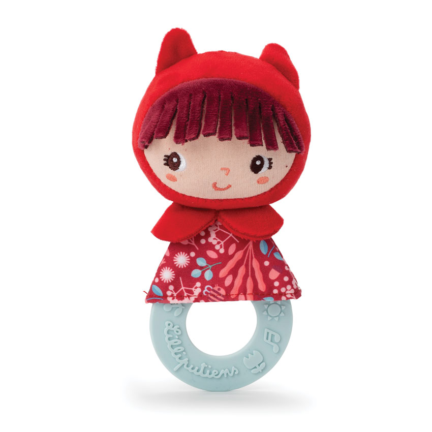 Lilliputiens - Red Riding Hood Teething Rattle