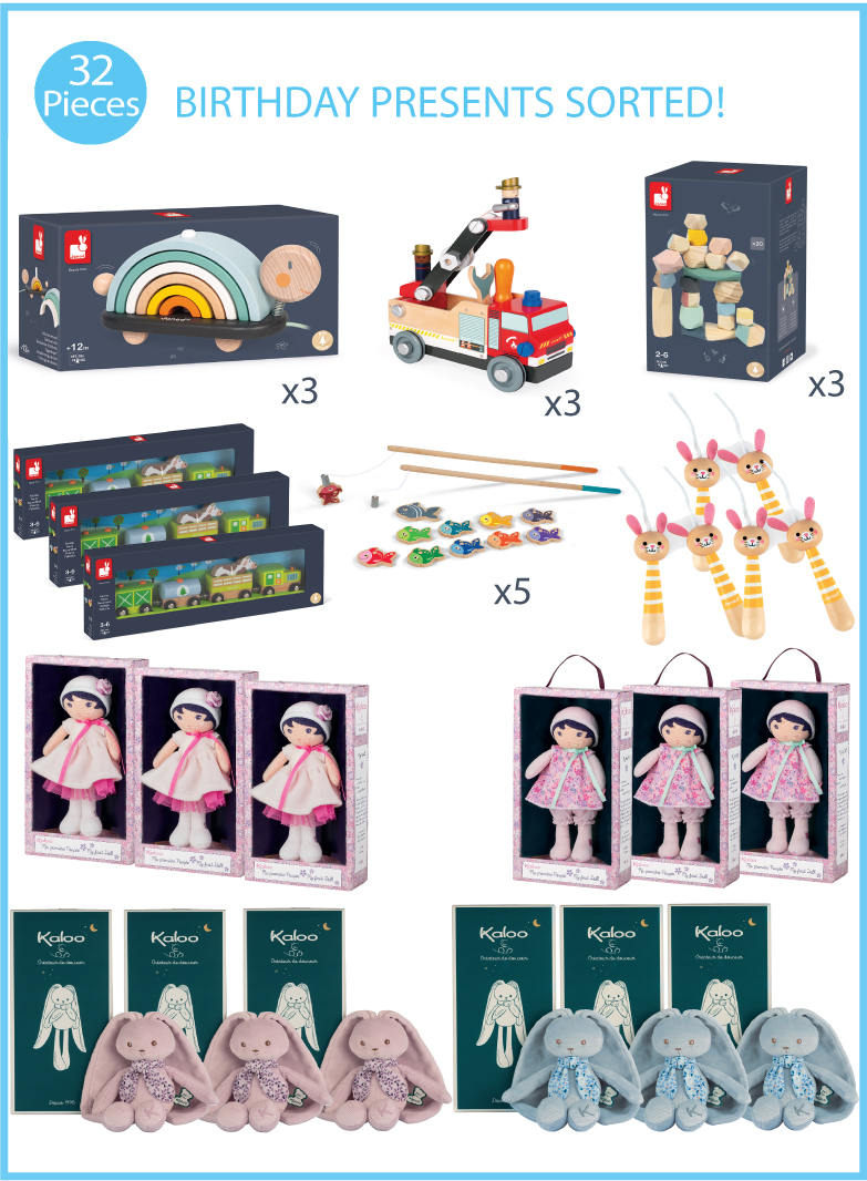 Birthday Presents Sorted!