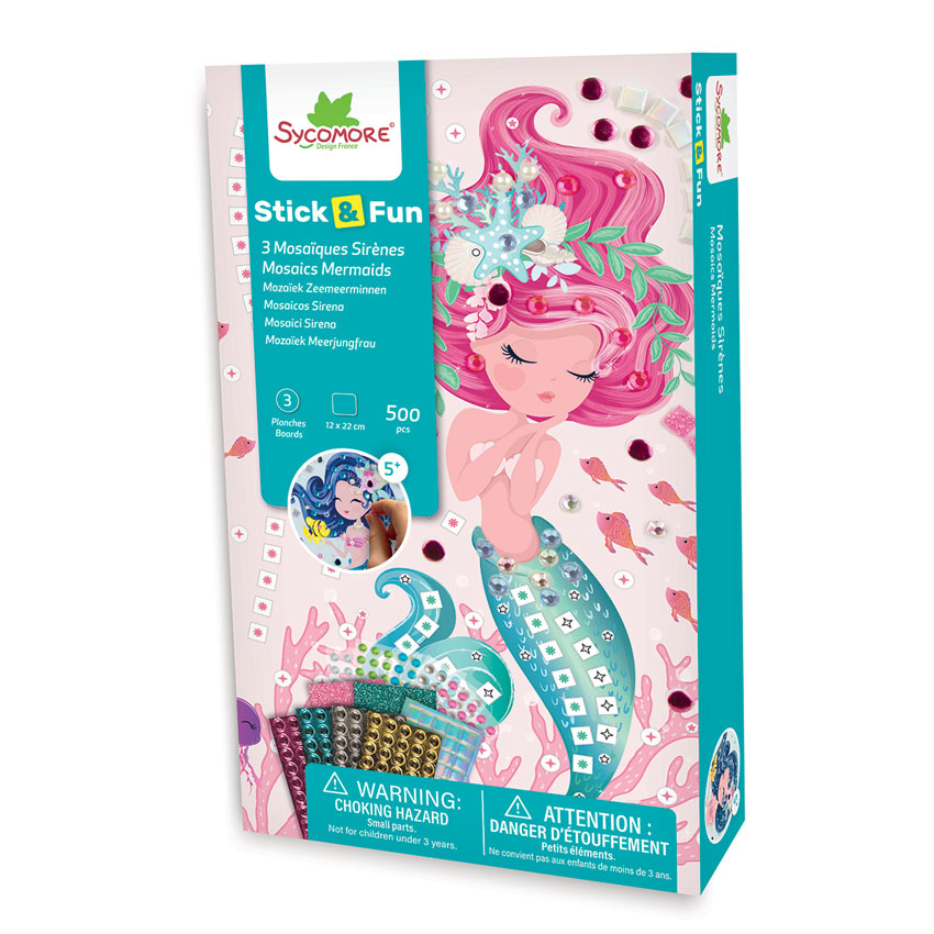 Sycomore - Stick & Fun Mosaic Mermaids