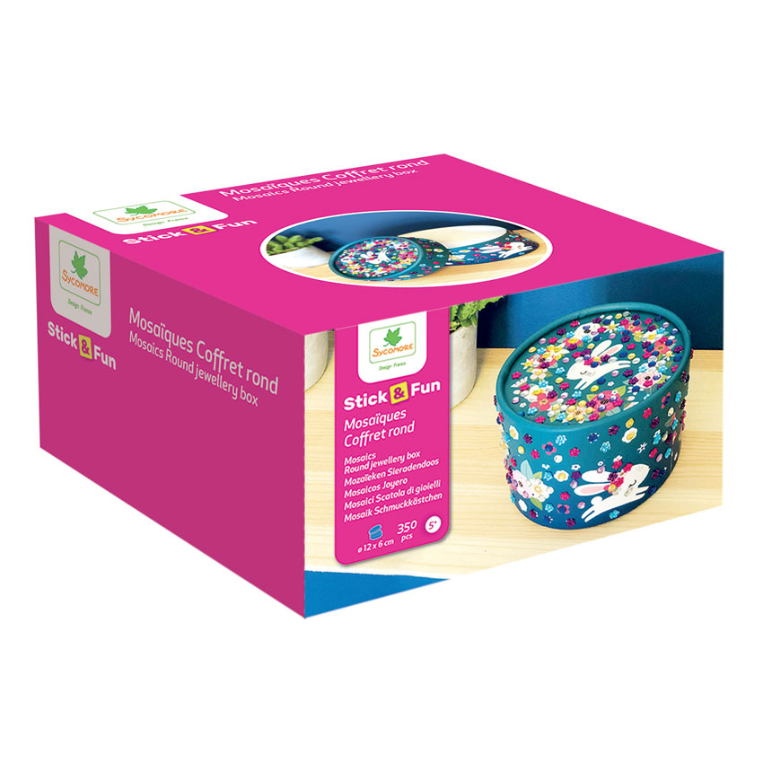 Sycomore - Stick & Fun Mosaic Jewellery Box